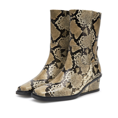 WODEN STB WOMENS Ann Snake Boots 856 Snake