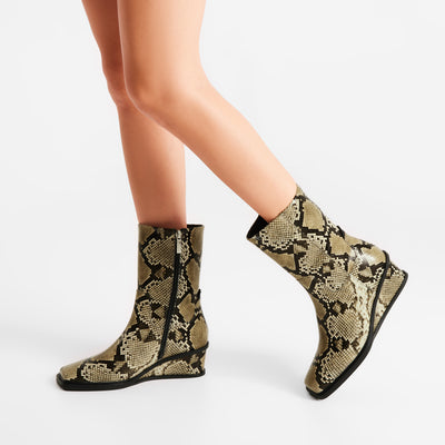 WODEN STB WOMENS Ann Snake Boots 856 Snake