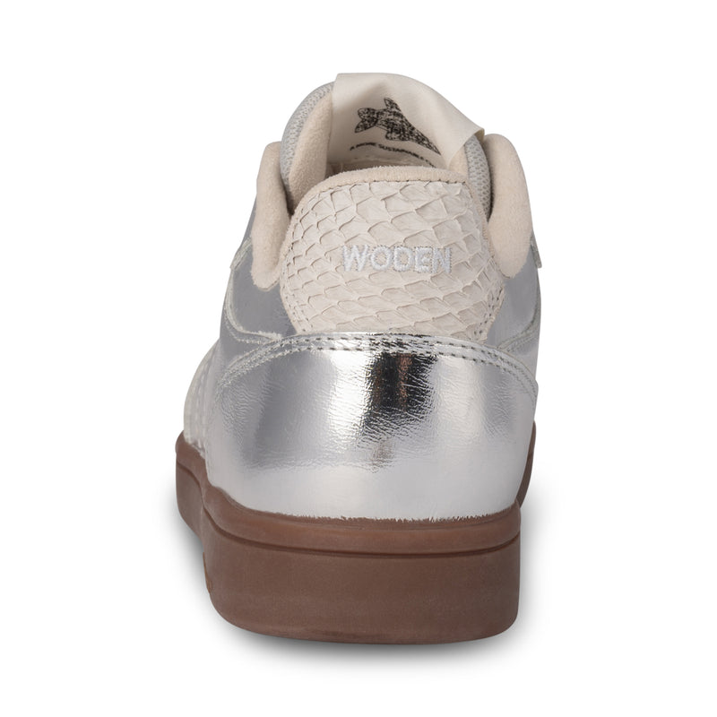 WODEN Bjork Leather Sneakers 039 Silver