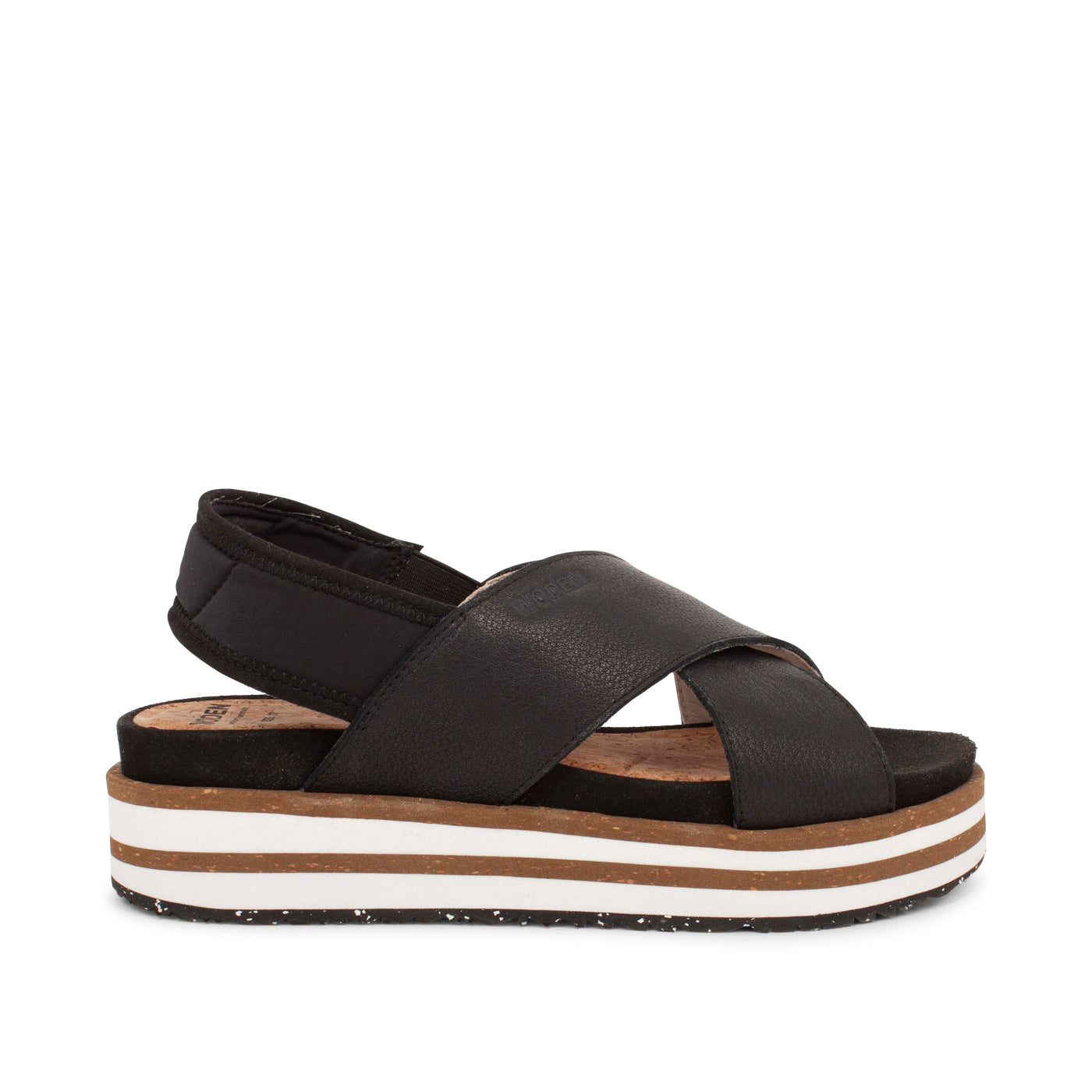 WODEN Caroline Leather Sandals 020 Black