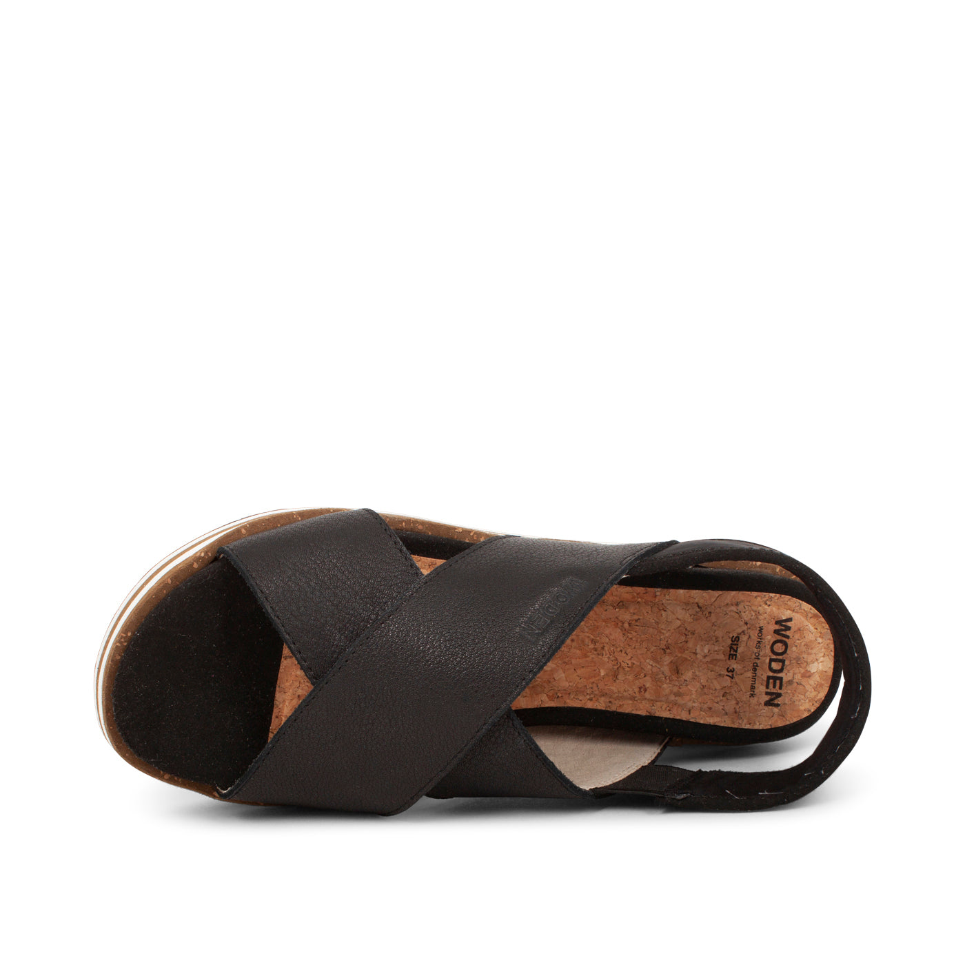 WODEN Caroline Leather Sandals 020 Black