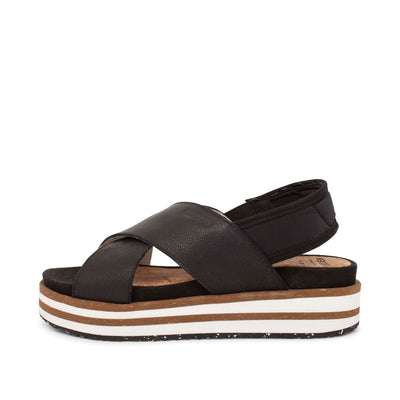 WODEN Caroline Leather Sandals 020 Black