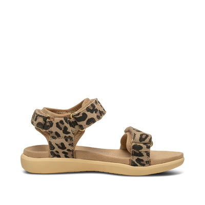 WODEN KIDS Cirkeline Leo Suede Sandals 327 Leopard