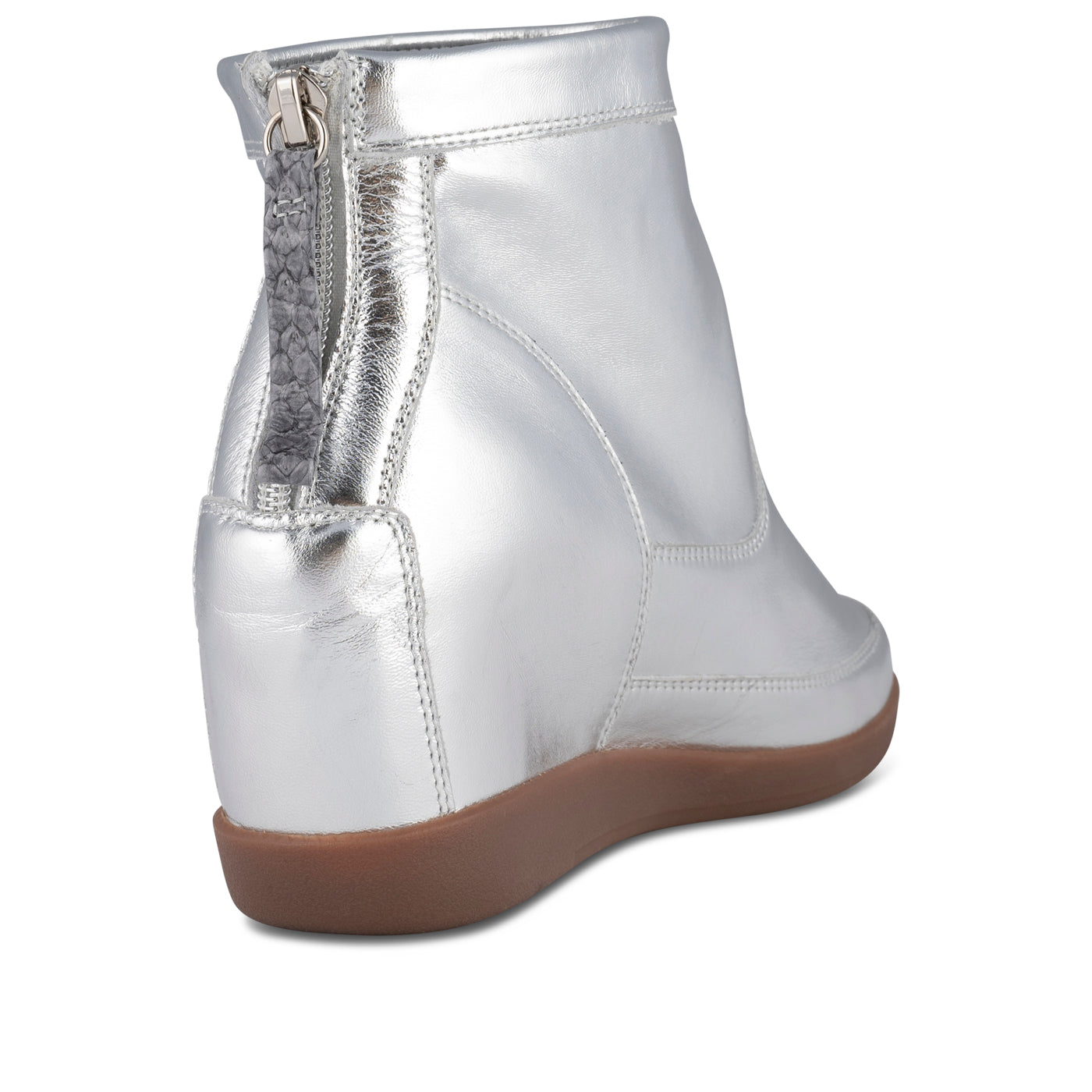 WODEN STB WOMENS Emmy Metallic Boots 039 Silver