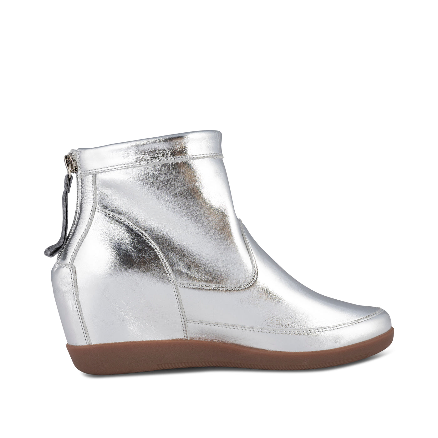 WODEN STB WOMENS Emmy Metallic Boots 039 Silver