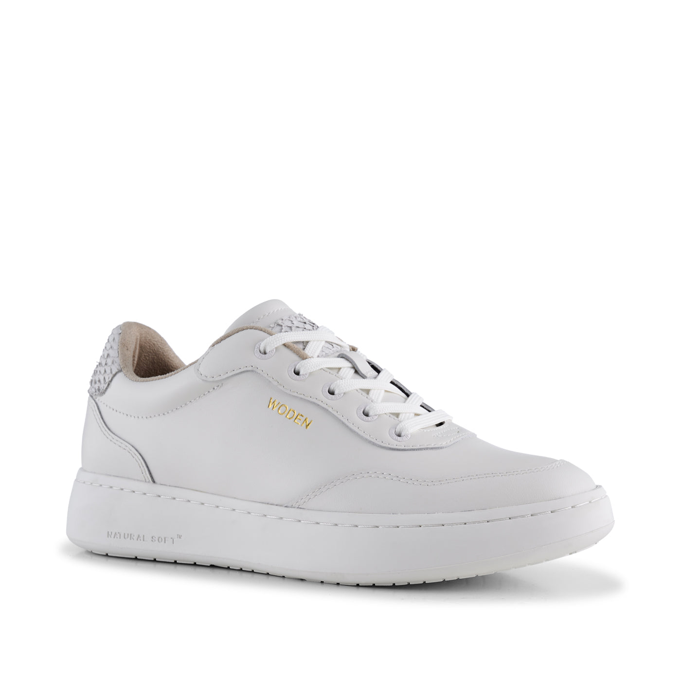 WODEN Evelyn Leather Sneakers 511 Blanc de Blanc