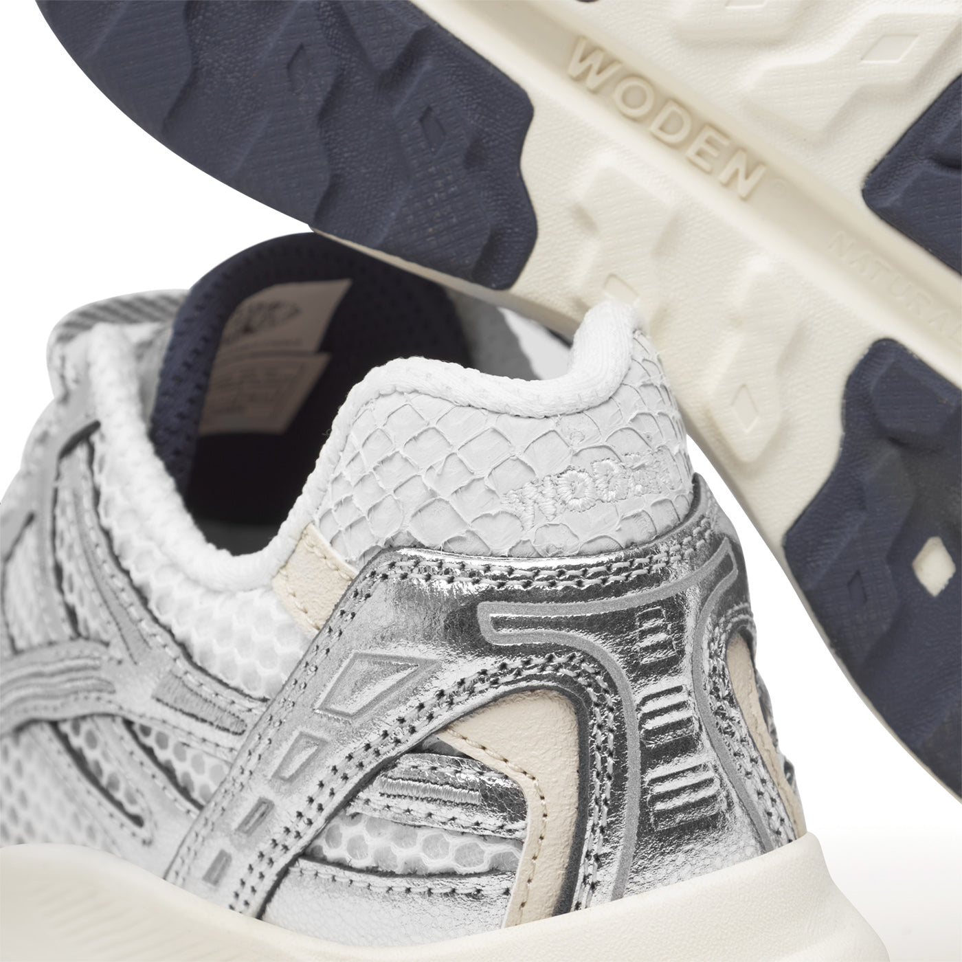 WODEN Freja Metallic Sneakers 039 Silver