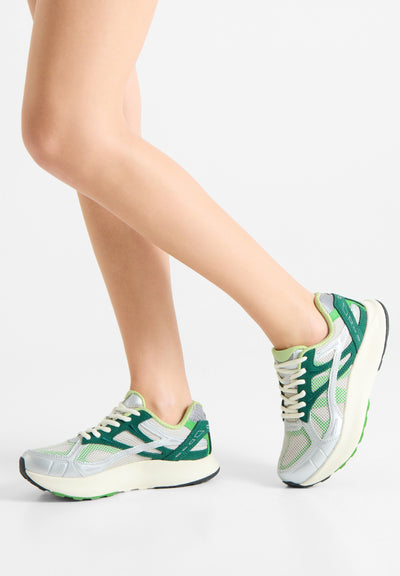WODEN Freja S Sneakers 376 Apple Green Multi
