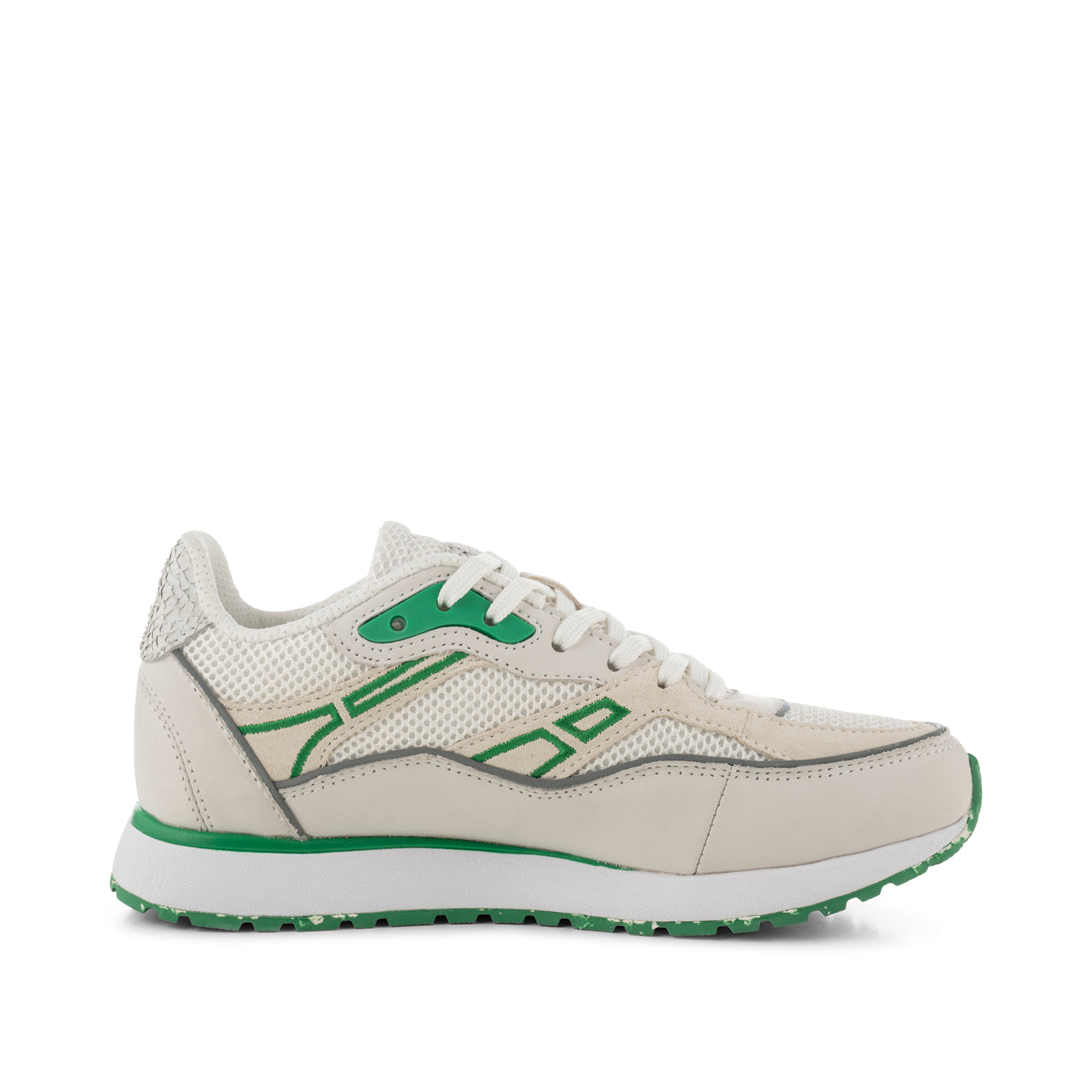 WODEN Hailey Tech Mesh Sneakers 879 White/Basil