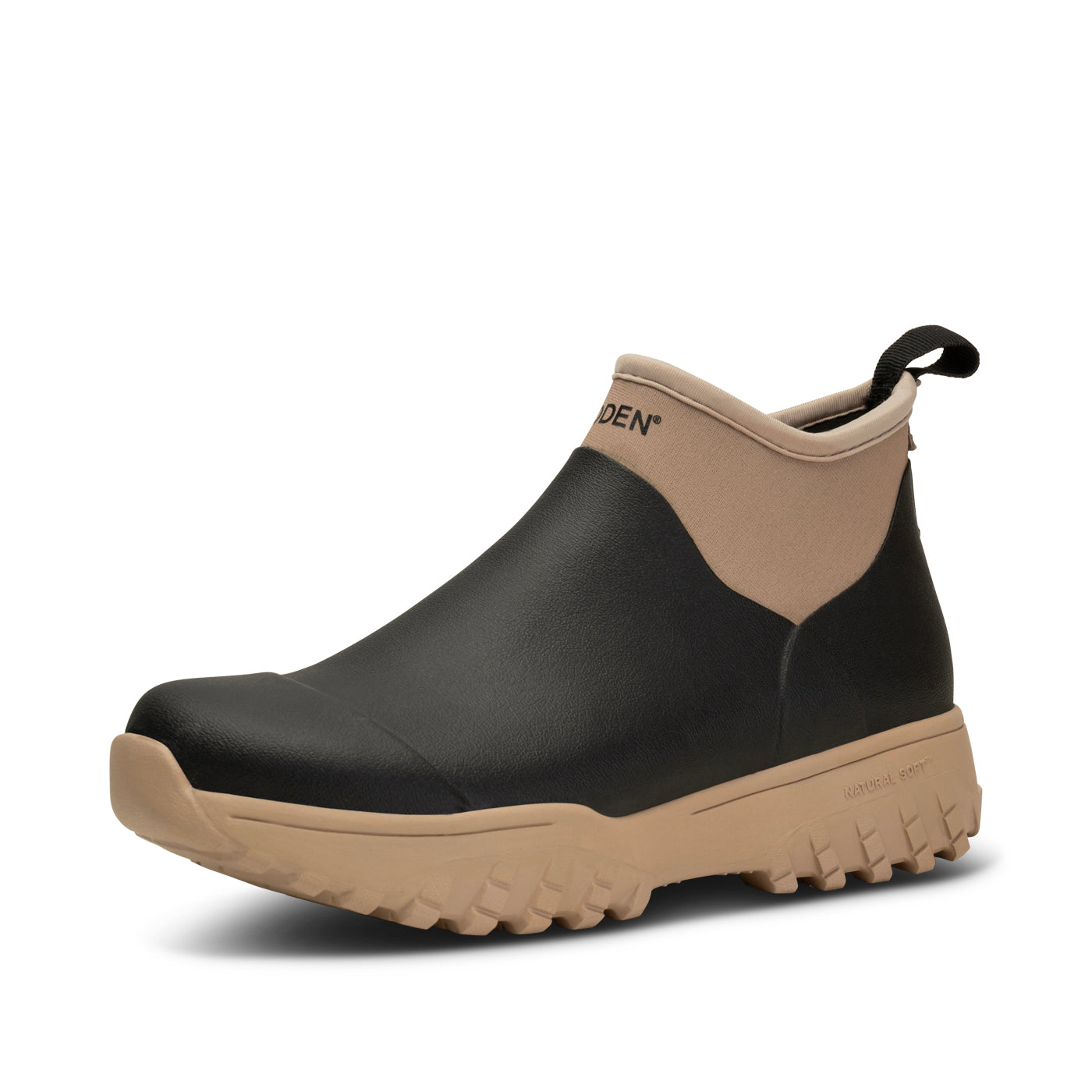 WODEN Irene Waterproof Rubber Boots 864 Black/Coffee Cream