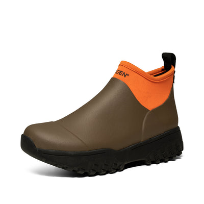 WODEN Irene Waterproof Rubber Boots 253 Dark Olive/Tiger