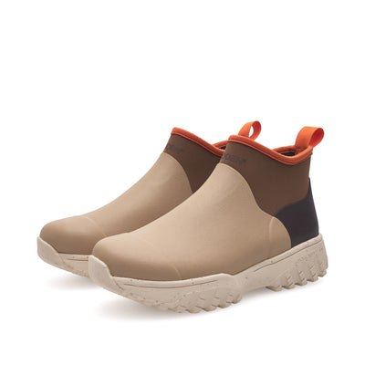WODEN Irene Waterproof Rubber Boots 259 Coffee Cream Multi