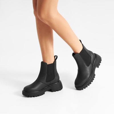 WODEN Isabella Waterproof Rubber Boots 020 Black