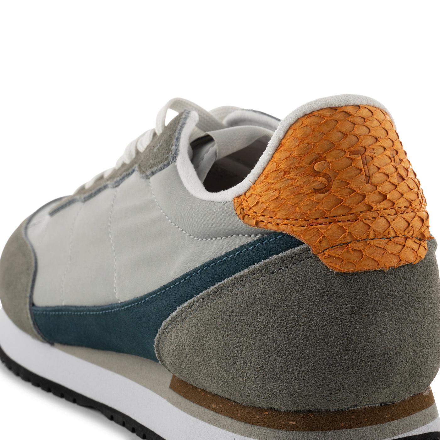 WODEN MENS Jansen retro sneaker textile Sneakers 048 Grey