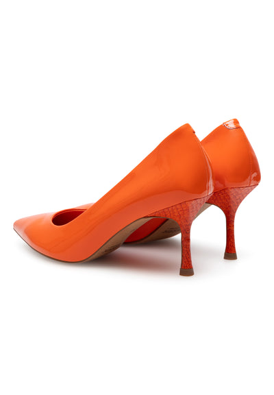 WODEN STB WOMENS Laura Patent Heels 903 Tiger