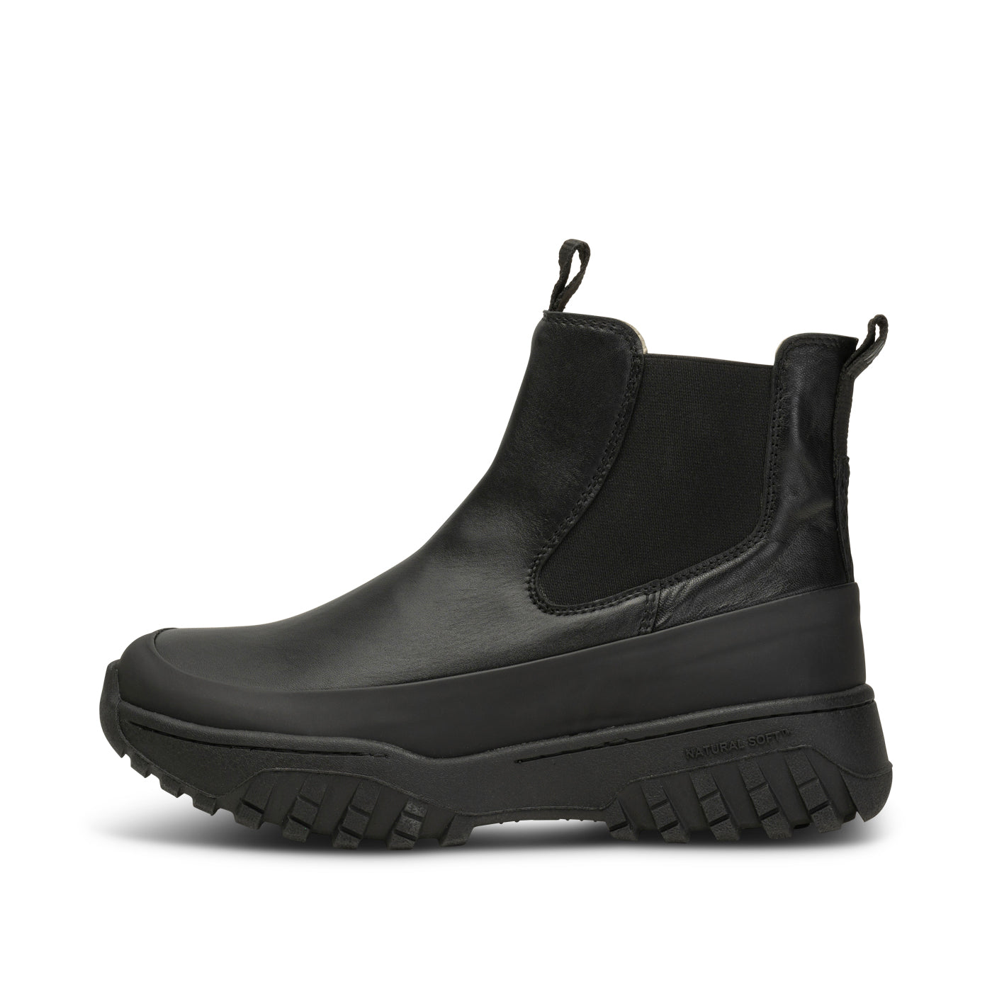 WODEN Le Chelsea Leather Boots 020 Black