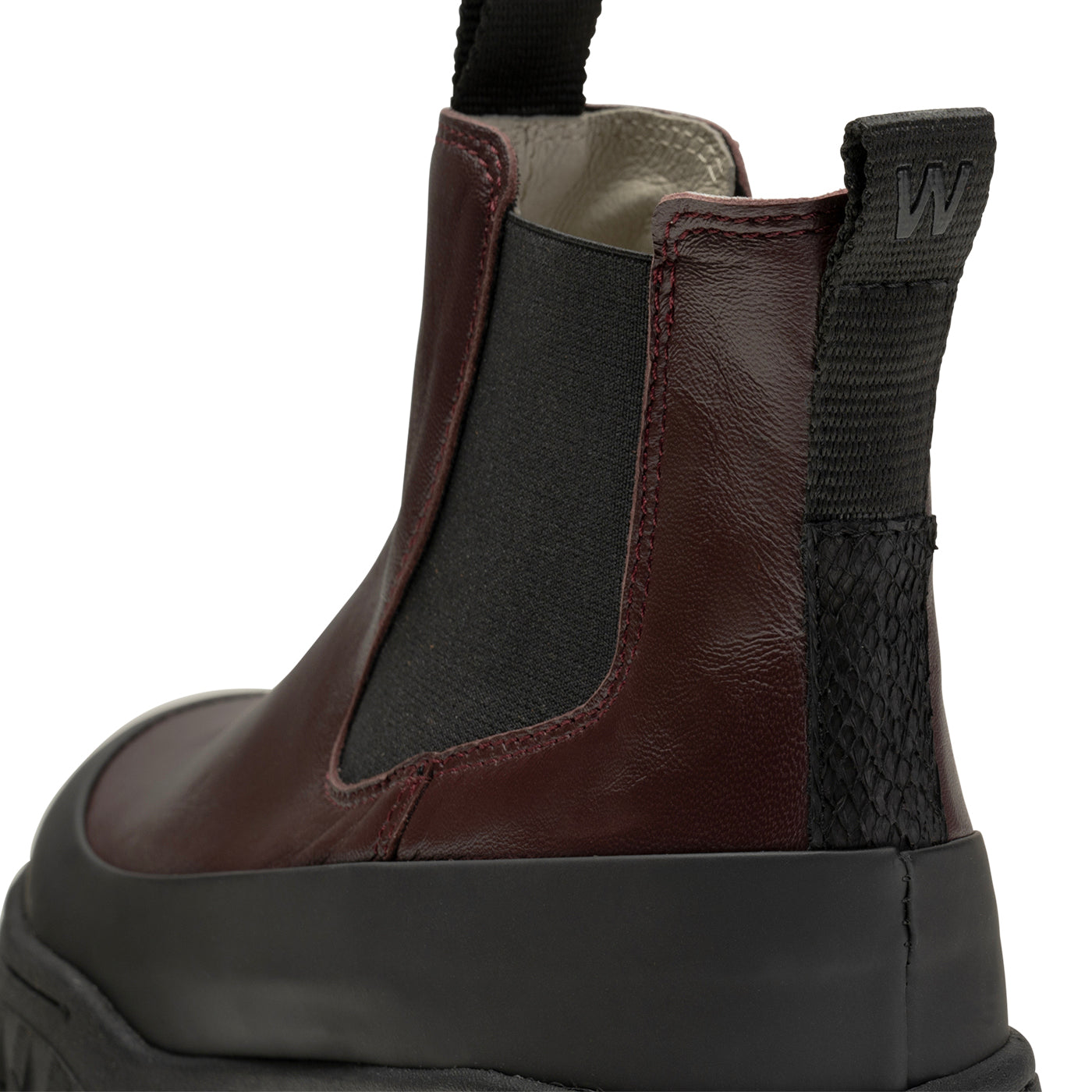 WODEN Le Chelsea Leather Boots 780 Fudge