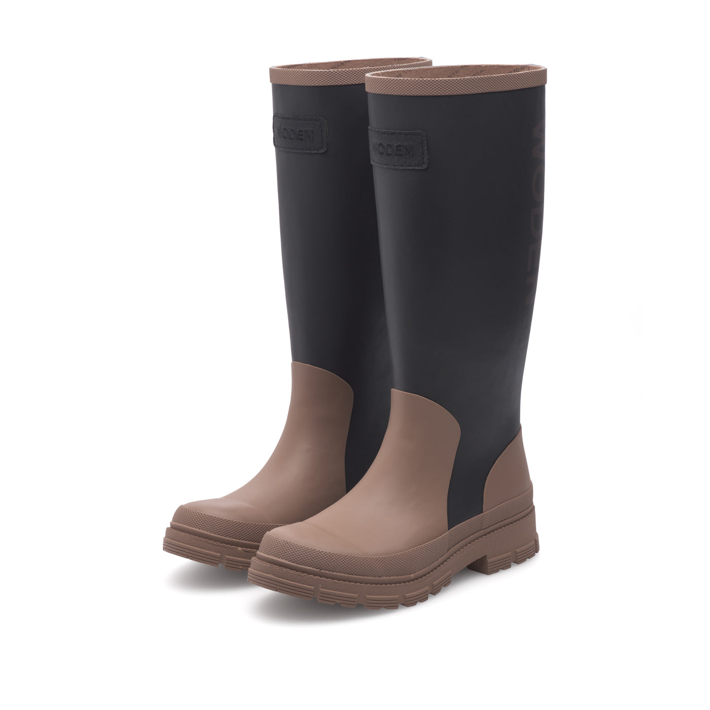 WODEN Le Waterproof Rubber Boots 351 Black/Cortado