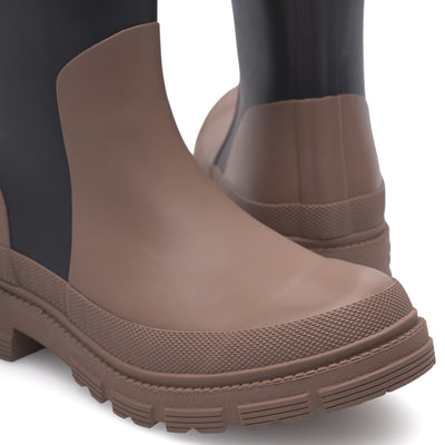 WODEN Le Waterproof Rubber Boots 351 Black/Cortado
