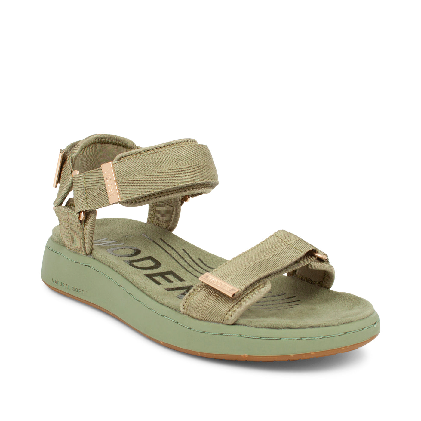 WODEN Line Sandals 306 Dusty Olive