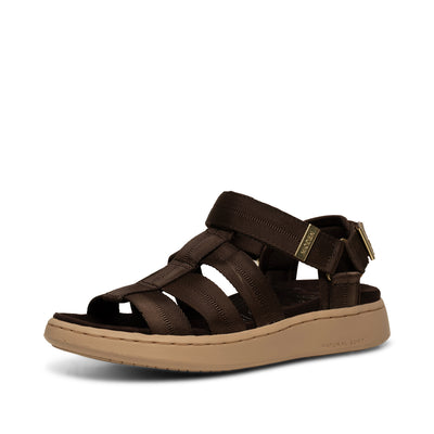 WODEN Line Fisherman Sandals 063 Chocolate