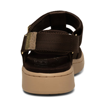 WODEN Line Fisherman Sandals 063 Chocolate