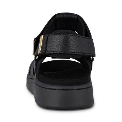 WODEN Line Fisherman Leather Sandals 020 Black