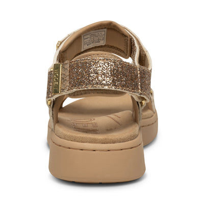 WODEN Line Glitter Sandals 852 Coffee Cream