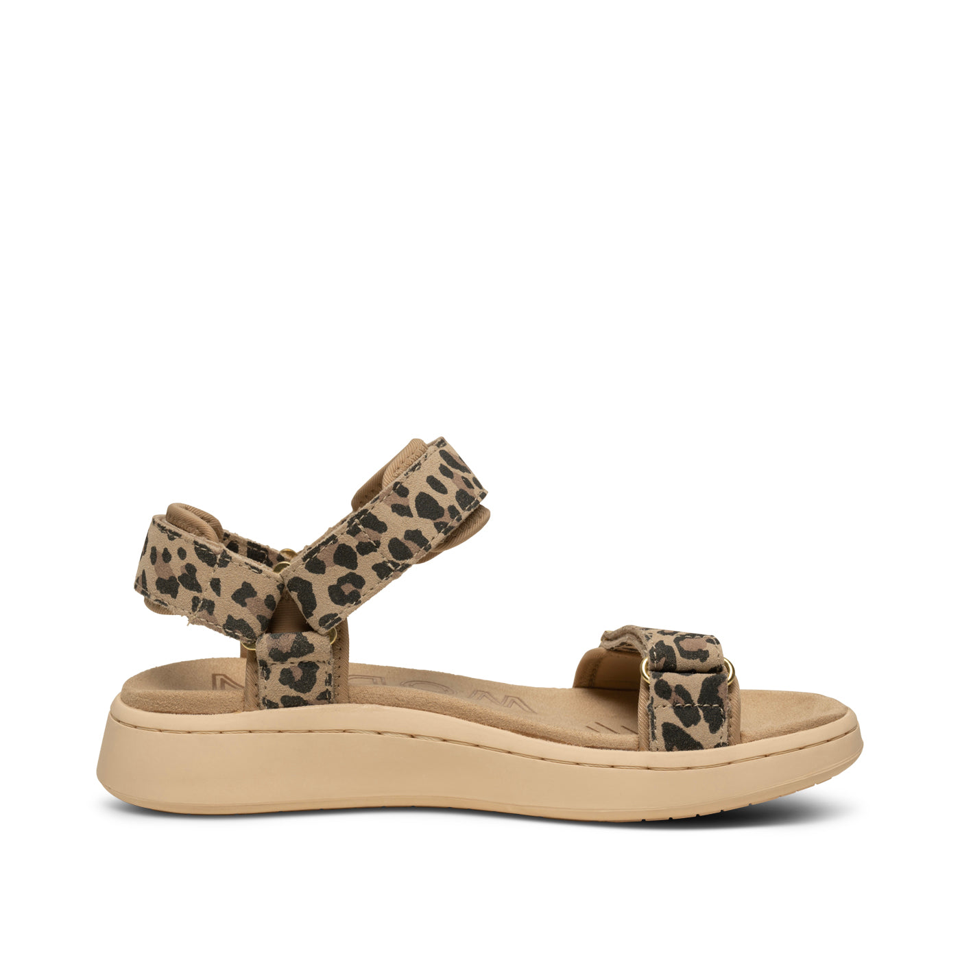 WODEN Line Suede Sandals 327 Leopard