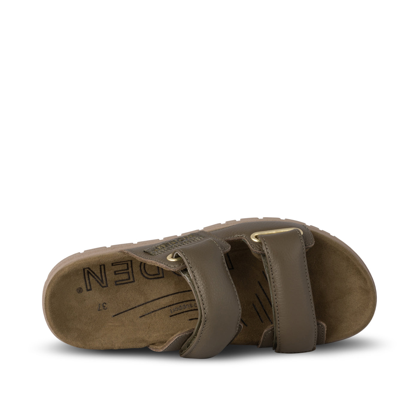 WODEN Lisa Leather Sandals 295 Dark Olive