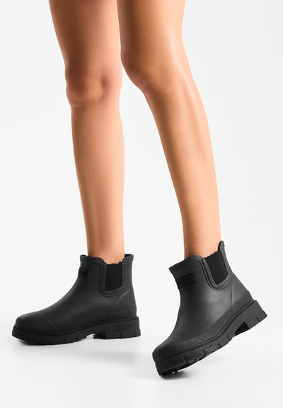 WODEN Liv Warm Waterproof Rubber Boots 020 Black