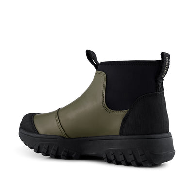 WODEN Magda Low Waterproof Rubber Boots 295 Dark Olive