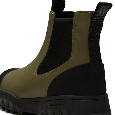 WODEN Magda Track Warm Waterproof II Rubber Boots 295 Dark Olive