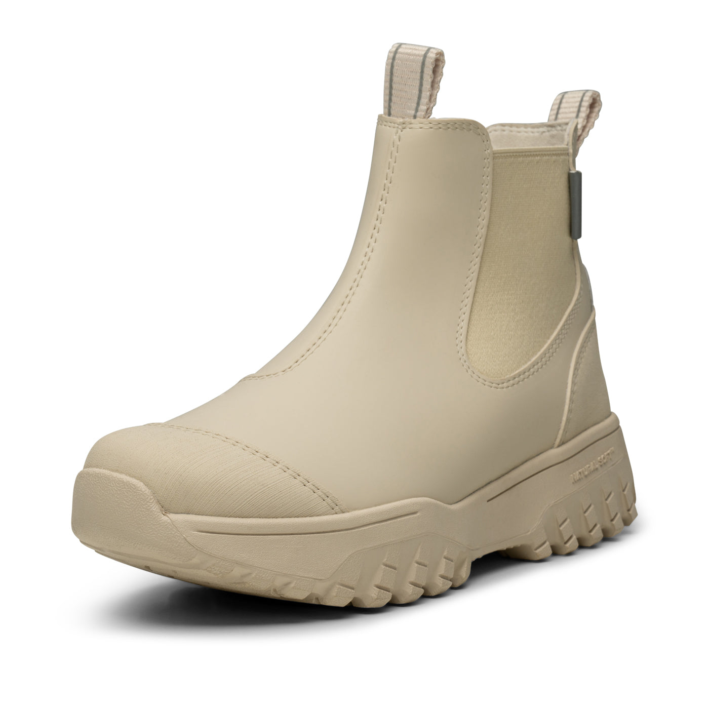 WODEN Magda Track Waterproof Reflective Rubber Boots 813 Ivory