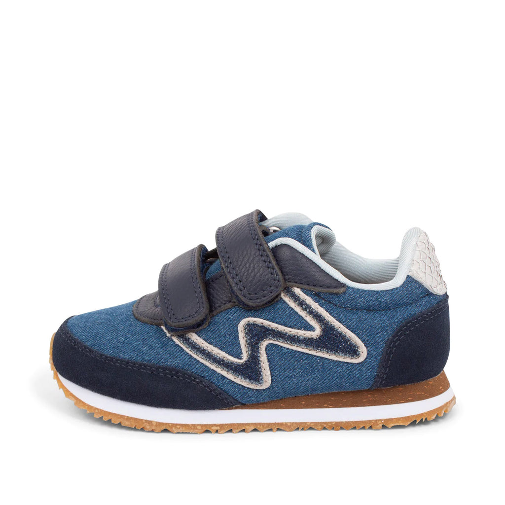 Nike denim toddler top shoes