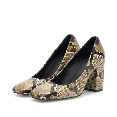 WODEN STB WOMENS Marie Snake Heels 856 Snake