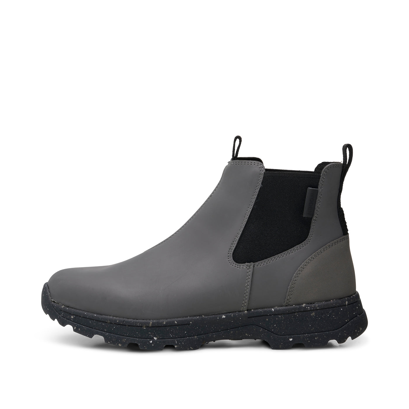 WODEN MENS Marvin Track Waterproof Reflective Rubber Boots 051 Dark Grey