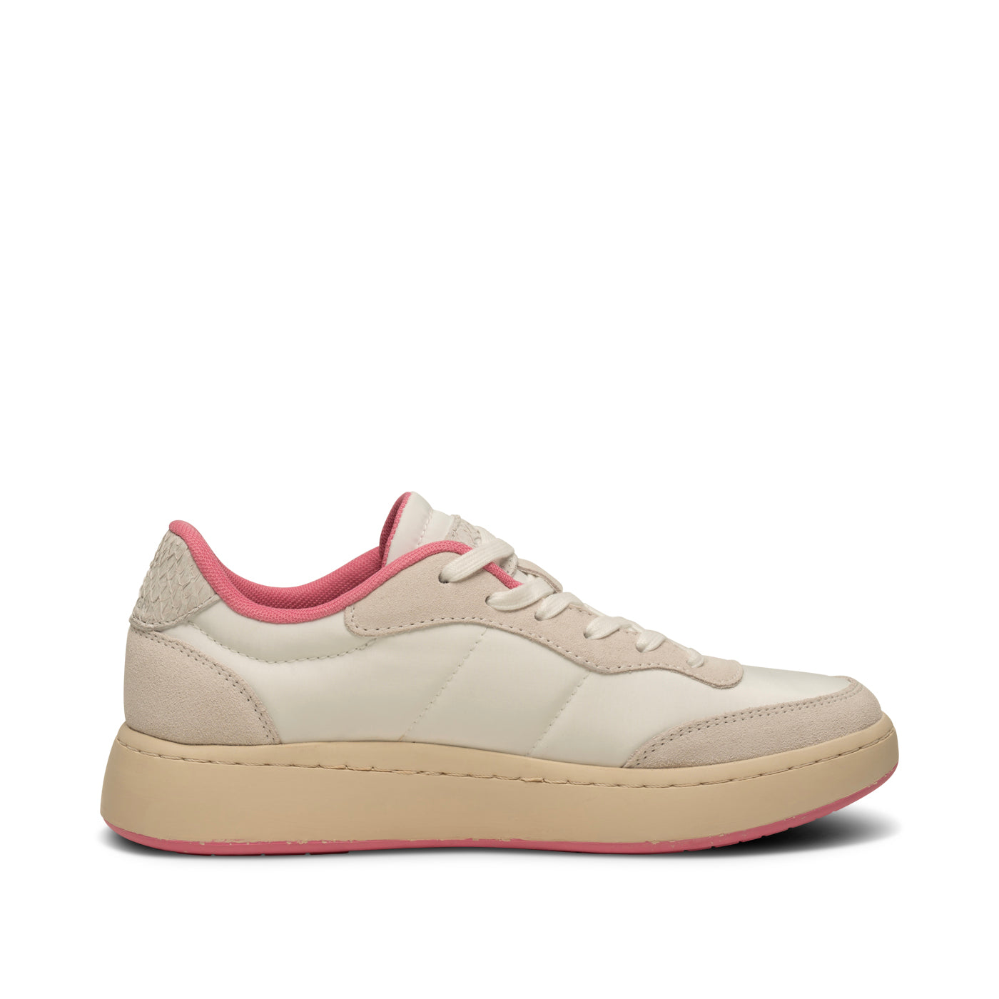 WODEN May Sneakers 133 Ivory/Aurora Pink