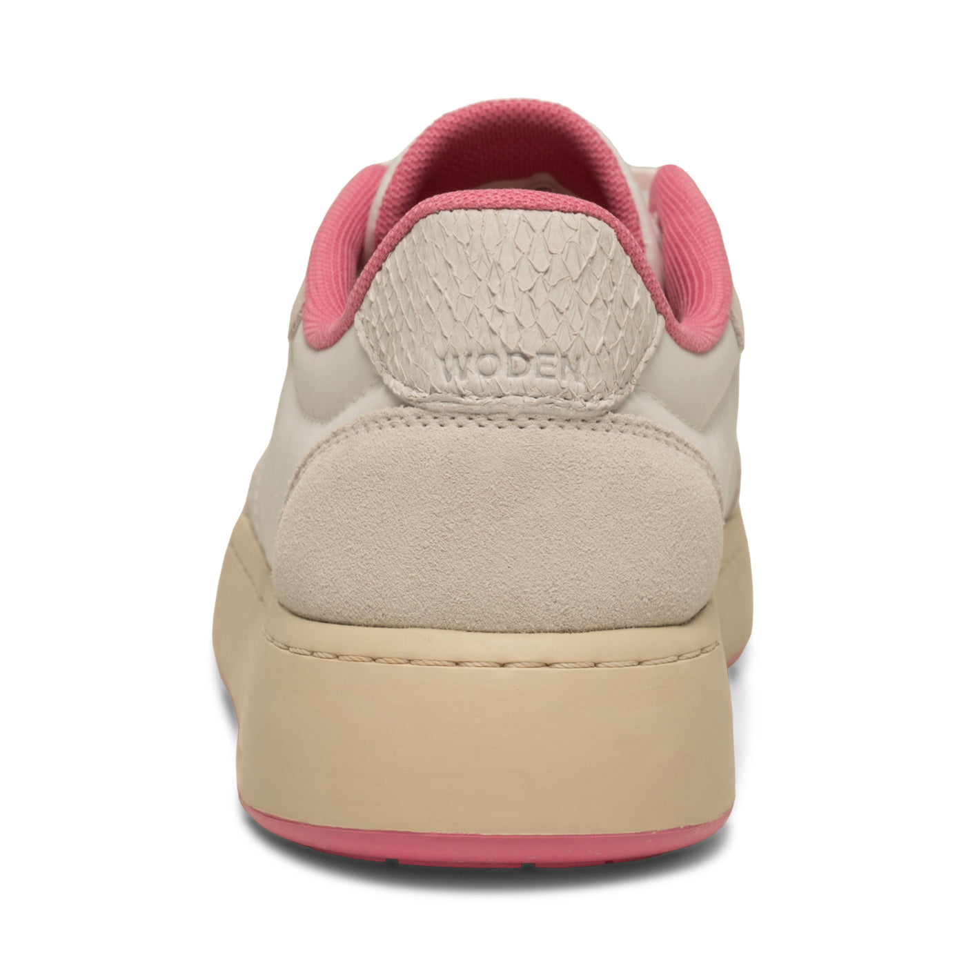 WODEN May Sneakers 133 Ivory/Aurora Pink