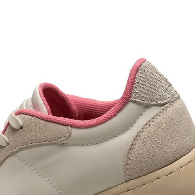 WODEN May Sneakers 133 Ivory/Aurora Pink