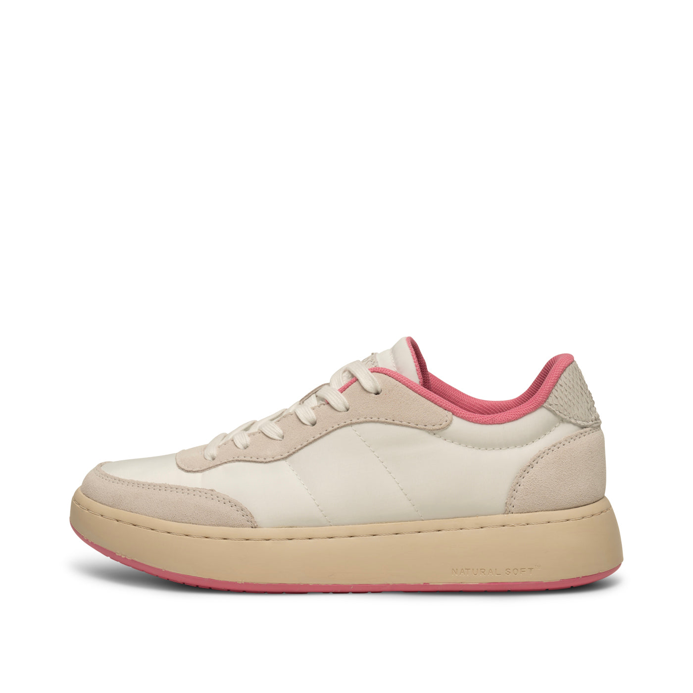 WODEN May Sneakers 133 Ivory/Aurora Pink