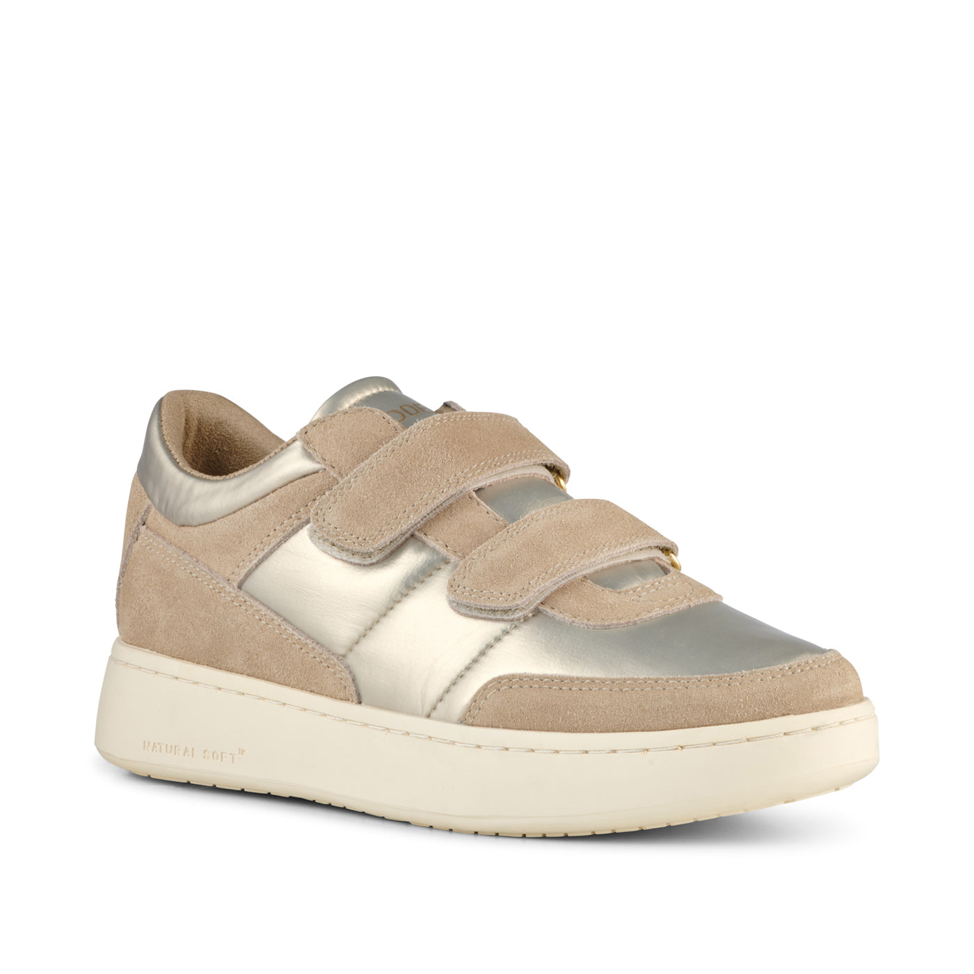 WODEN Monica Metallic Nylon Sneakers 400 Champagne