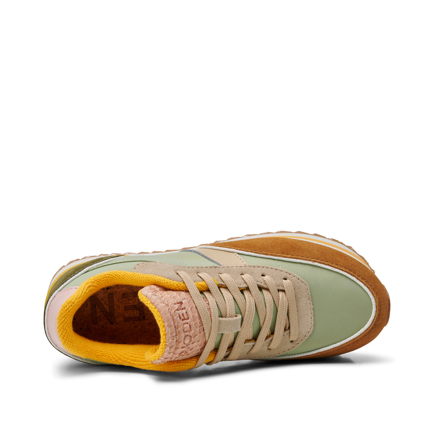 WODEN Nellie II Plateau Sneakers 909 Algae