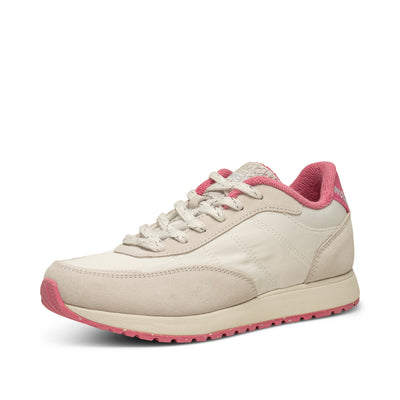 WODEN Nellie Vintage Sneakers 231 Blanc De Blanc/Aurora Pink