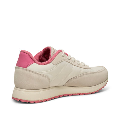 WODEN Nellie Vintage Sneakers 231 Blanc De Blanc/Aurora Pink