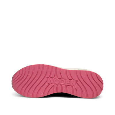 WODEN Nellie Vintage Sneakers 231 Blanc De Blanc/Aurora Pink