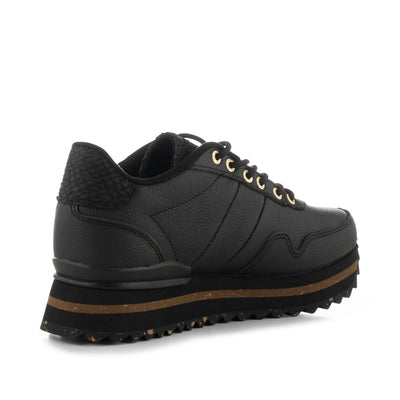 WODEN Nora III Full Leather Plateau Plateau 020 Black