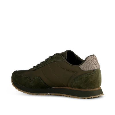 WODEN Nora III Leather Sneakers 295 Dark Olive