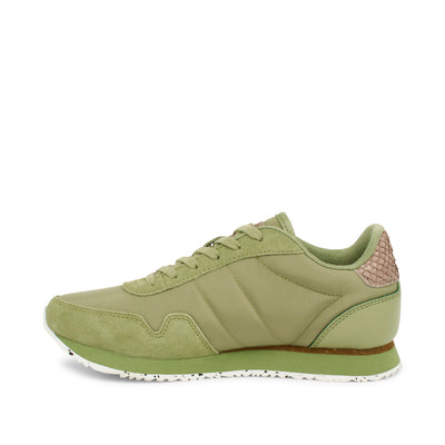 WODEN Nora III Leather Sneakers 306 Dusty Olive