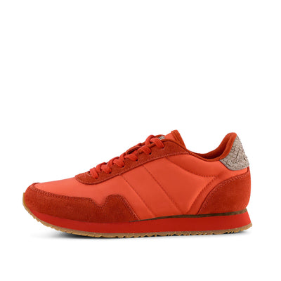 WODEN Nora III Leather Sneakers 799 Neon Red